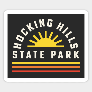 Hocking Hills State Park Ohio Retro Vintage Sunshine Magnet